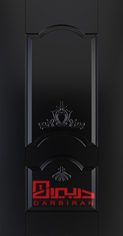 درب داخلی ساختمان ملامینه دلتا بلک