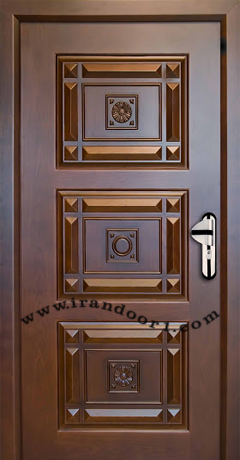 در ضد سرقت برجسته با قفل کاله 5 کلید