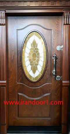 درب شیشه خور بیضی با روکوب