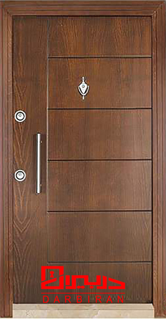 درب ضد سرقت روکش راش ارزان قیمت مدل cnc تیپ ترک