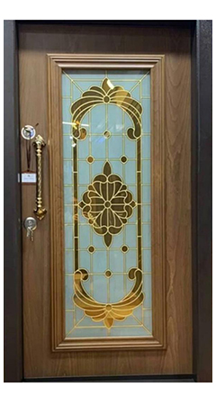 درب ضد سرقت سی گل با شیشه نشکن