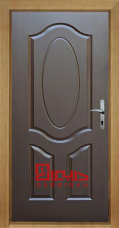 درب HDF سه قاب بیضی 2