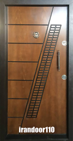 درب ضد سرقت روکش راش ارزان قیمت مدل cnc